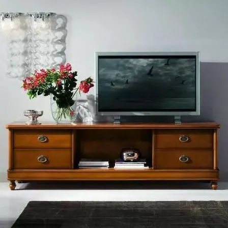 Тумба под ТВ 1800 "Мария Сильва" Слоновая кость MS931  купить в интернет магазине Мебель из массива. Звоните +7 495 961-63-63 Тумбы ТВ из массива дерева