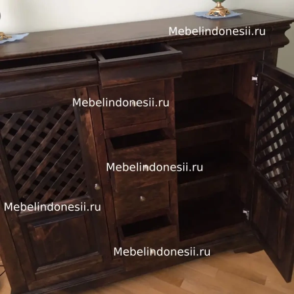 Шкаф "Луи Филипп"  МО 25.04  купить в интернет магазине Мебель из массива. Звоните +7 495 961-63-63 Луи Филипп